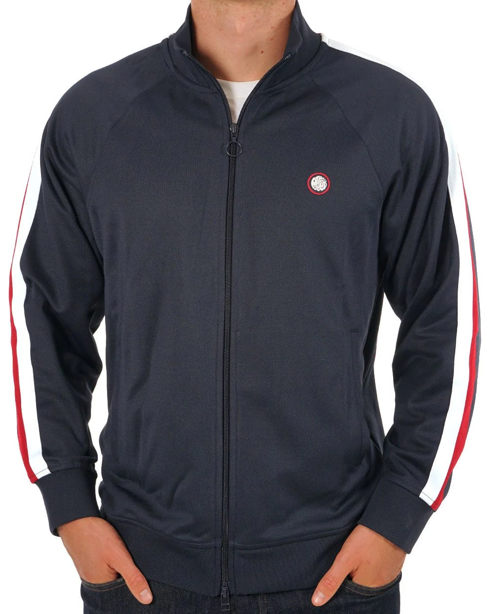 Pretty Green Tilby Track Top Navy - Image 3