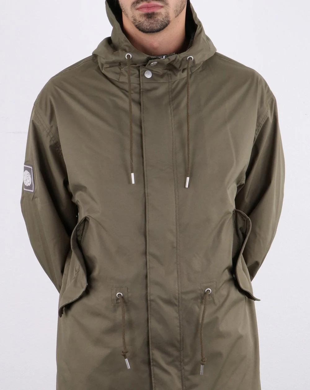 Pretty Green Whiteley Technical Parka Green - Image 3