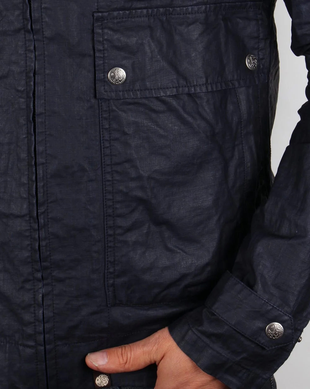 Pretty Green Wren Jacket Navy - Image 4