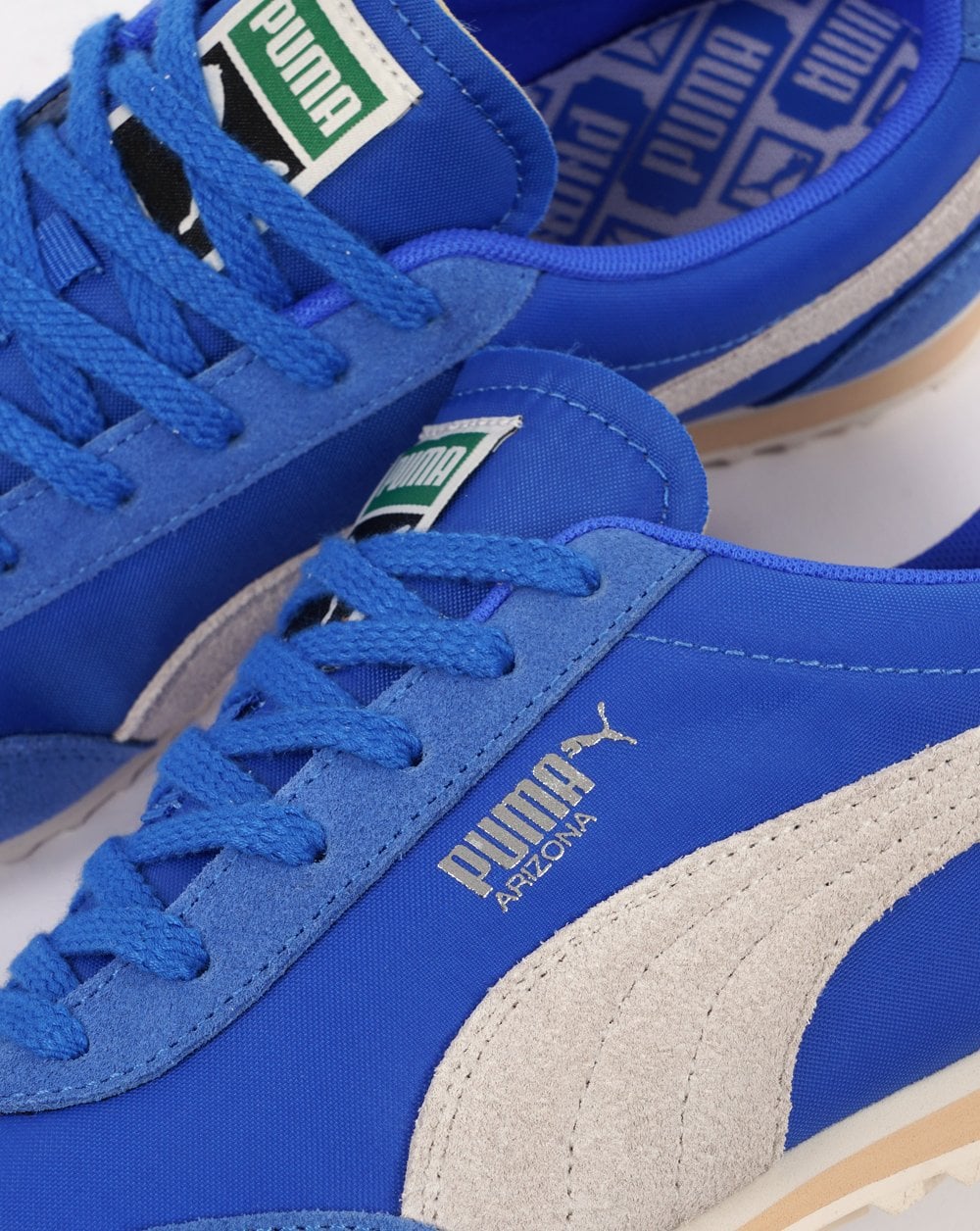 Puma Arizona Nylon Trainers Blue / White - Image 2