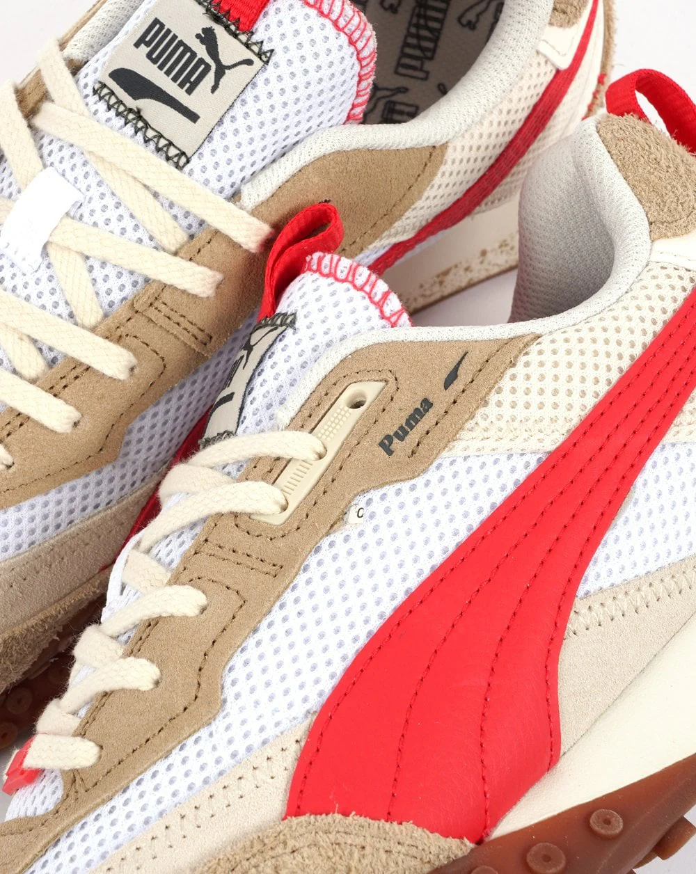 Puma Blktop Rider Preppy Trainer White/Active Red - Image 3