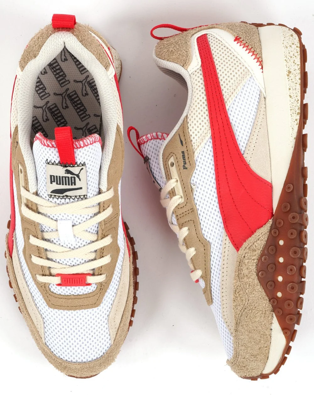 Puma Blktop Rider Preppy Trainer White/Active Red - Image 4