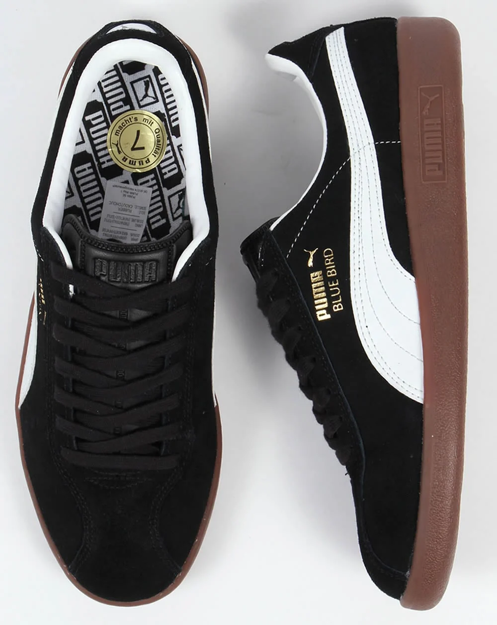 Puma Bluebird Trainers Black/White - Image 2