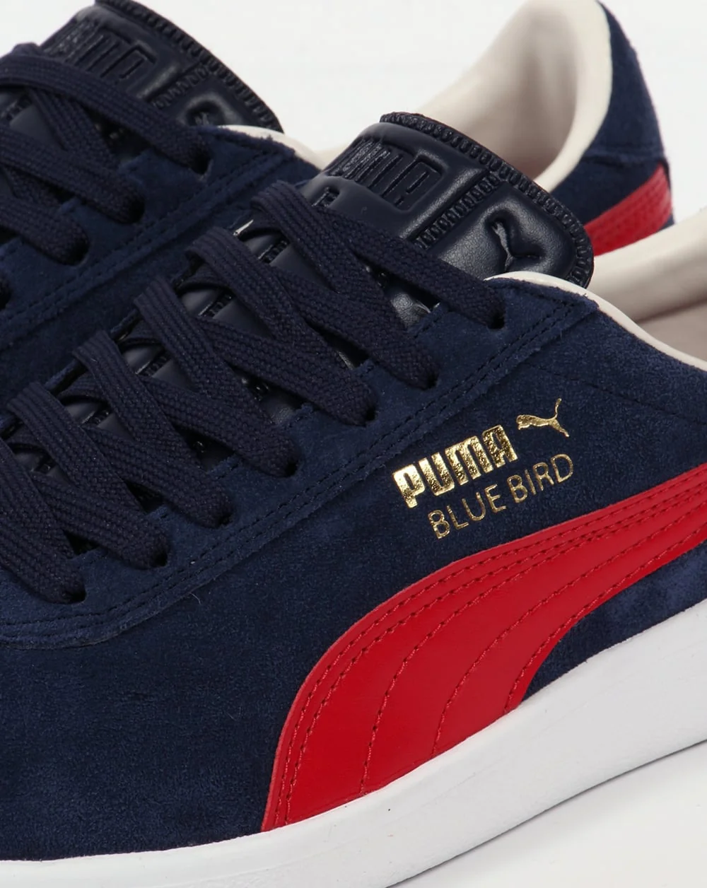 Puma Bluebird Trainers Navy/Red - Image 4
