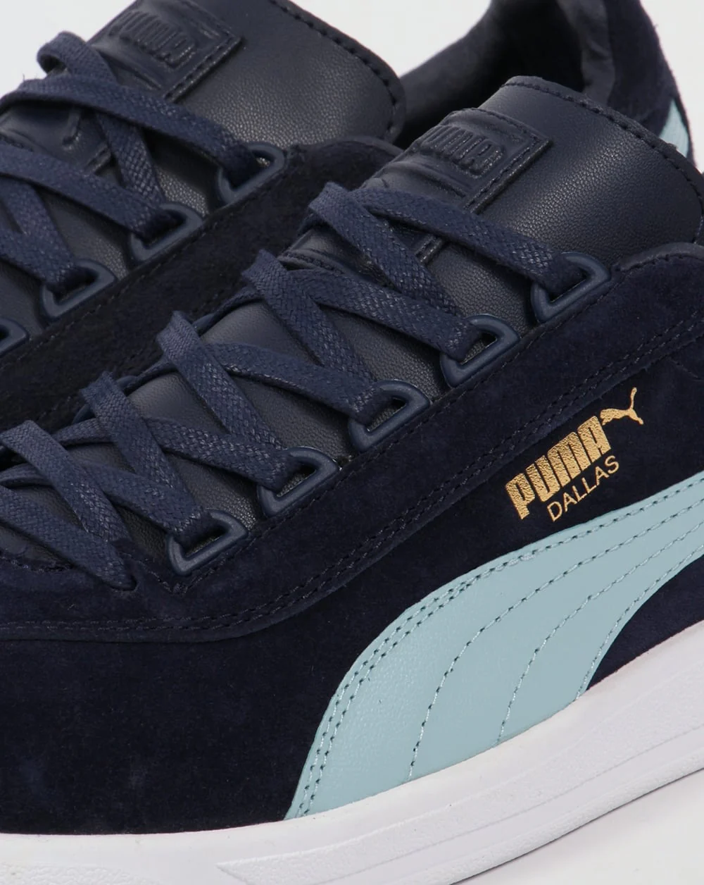 Puma Dallas Trainers Navy/Sky Blue - Image 4