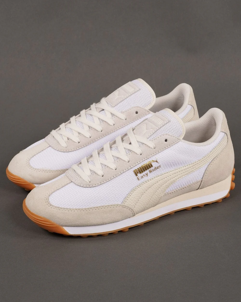 Puma Easy Rider Trainer White - Ivory Suede - Image 2