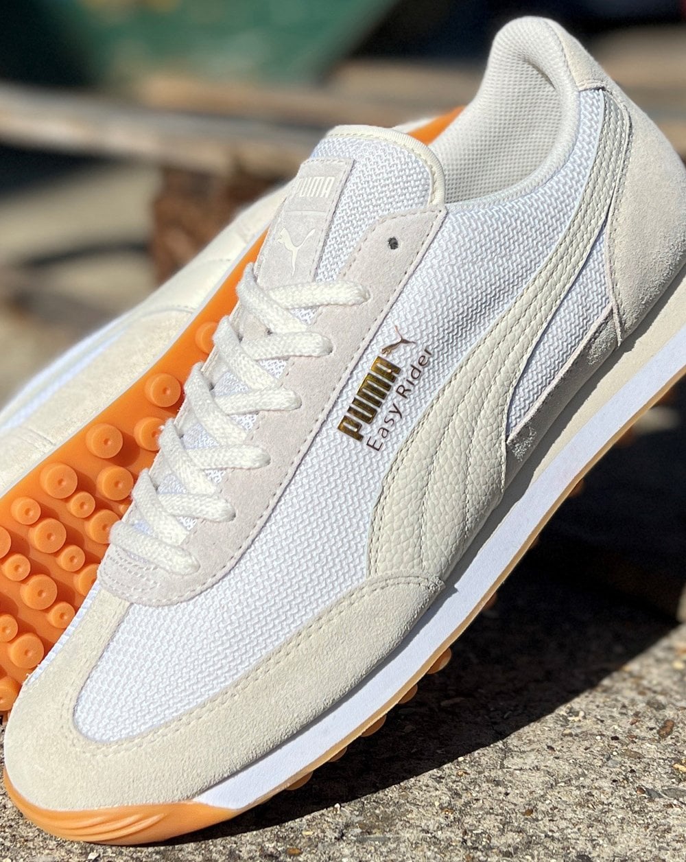 Puma Easy Rider Trainer White - Ivory Suede - Image 3