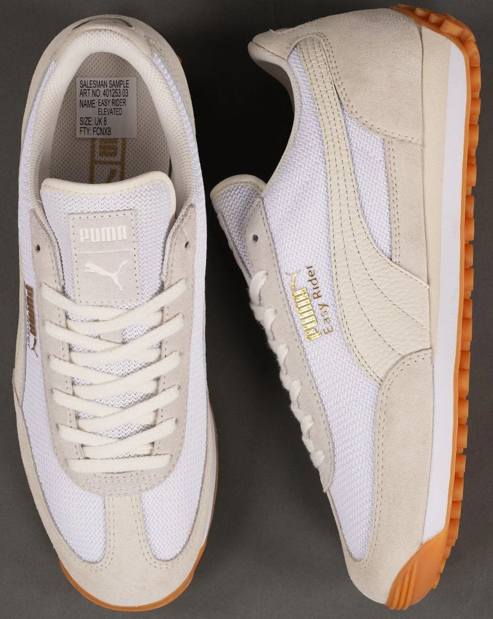 Puma Easy Rider Trainer White - Ivory Suede - Image 5