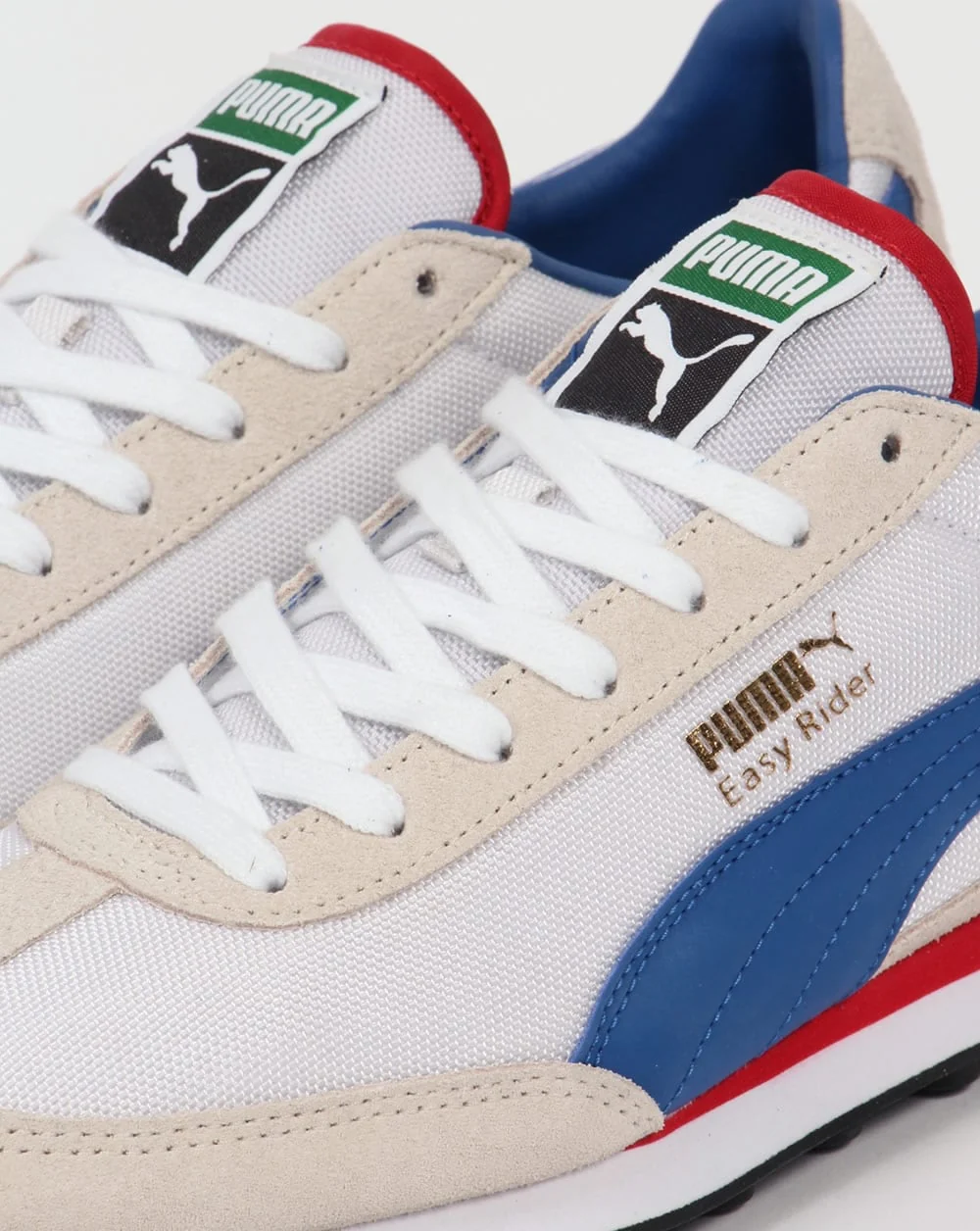 Puma Easy Rider Trainers White/True Blue - Image 4