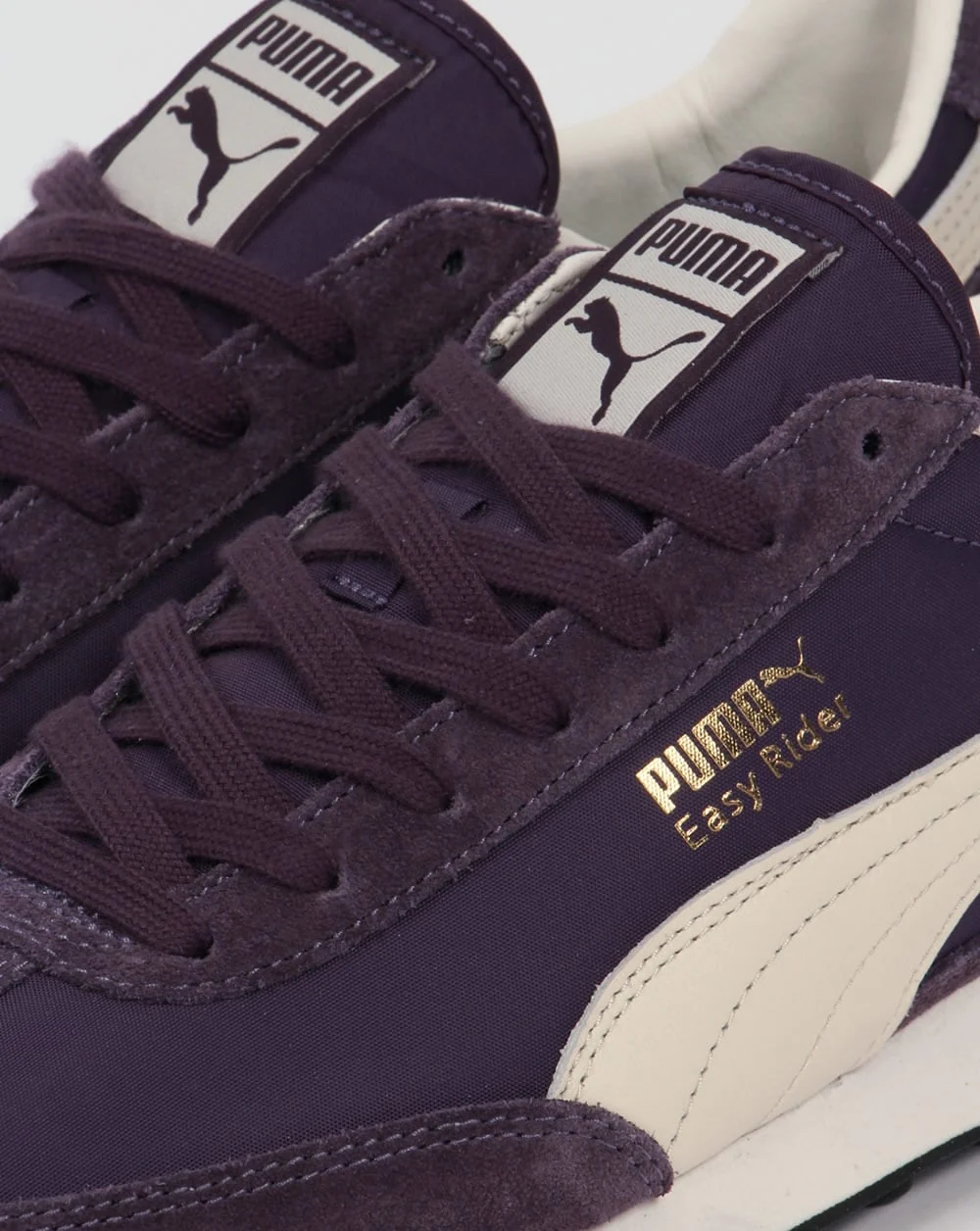 Puma Easy Rider VTG Trainers Grape/White - Image 4