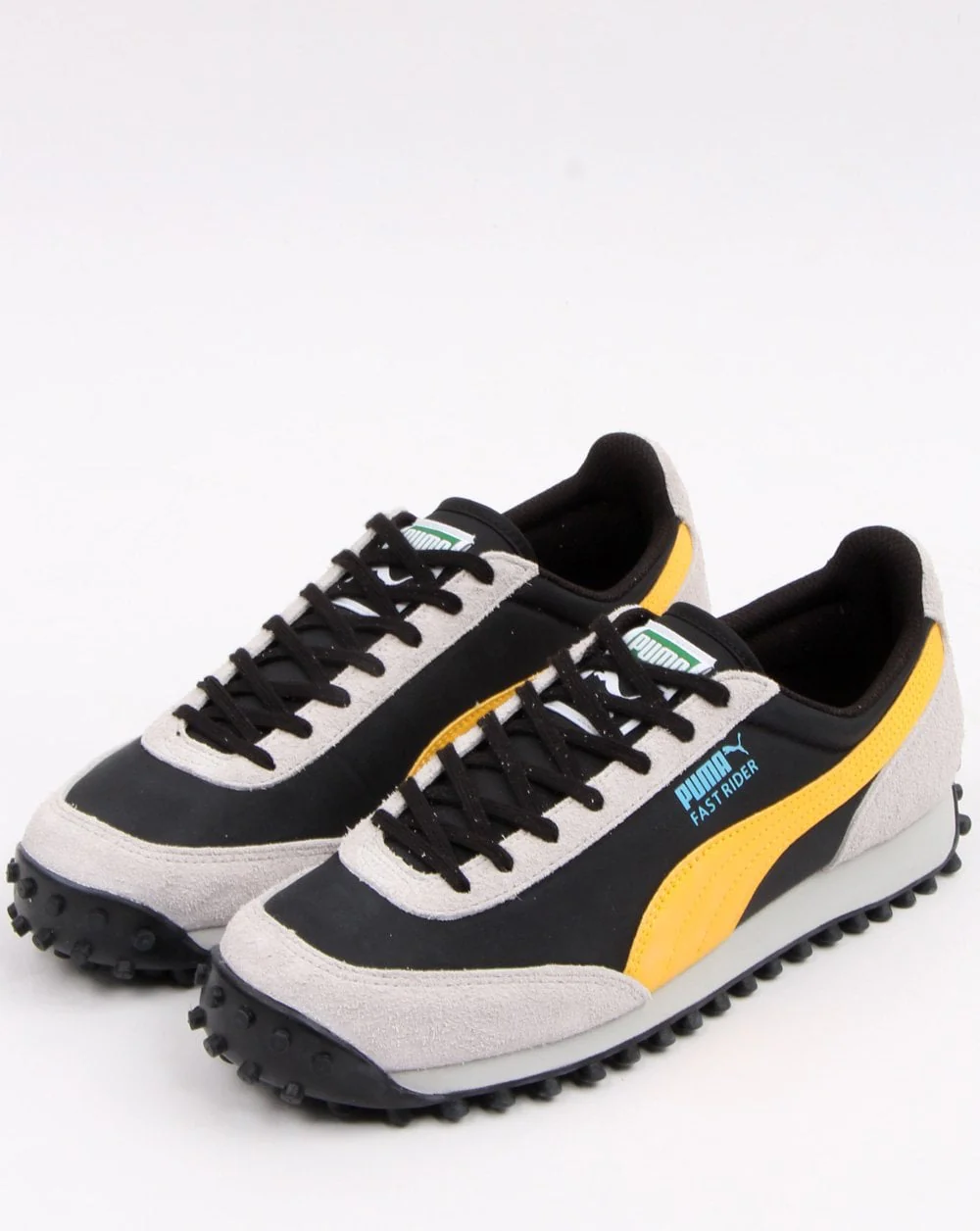 Puma Fast Rider Fury Trainer Grey/Black/Yellow - Image 3