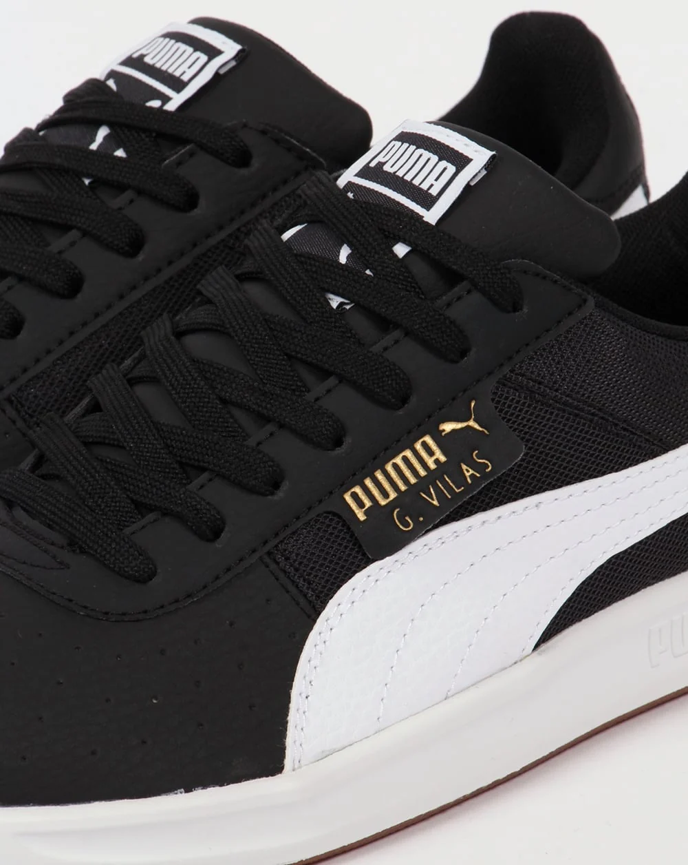 Puma G Vilas 2 Core Trainers Black/White - Image 4