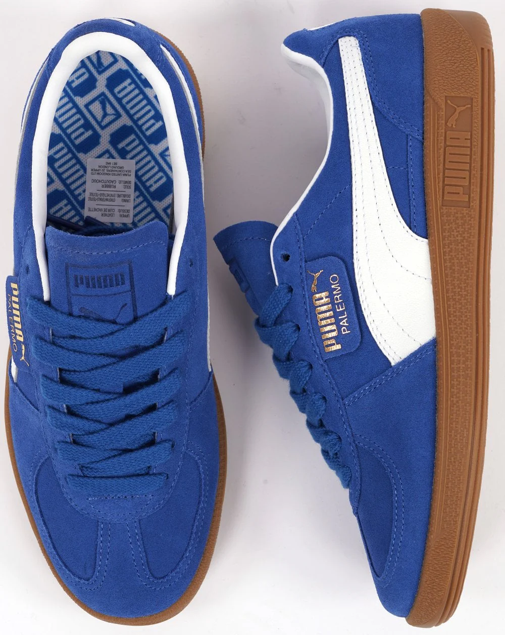 Puma Palermo Trainer Blue/White - Image 4