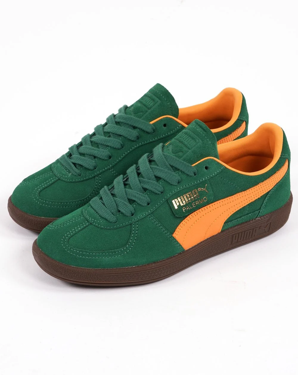 Puma Palermo Trainer Green/Orange - Image 2