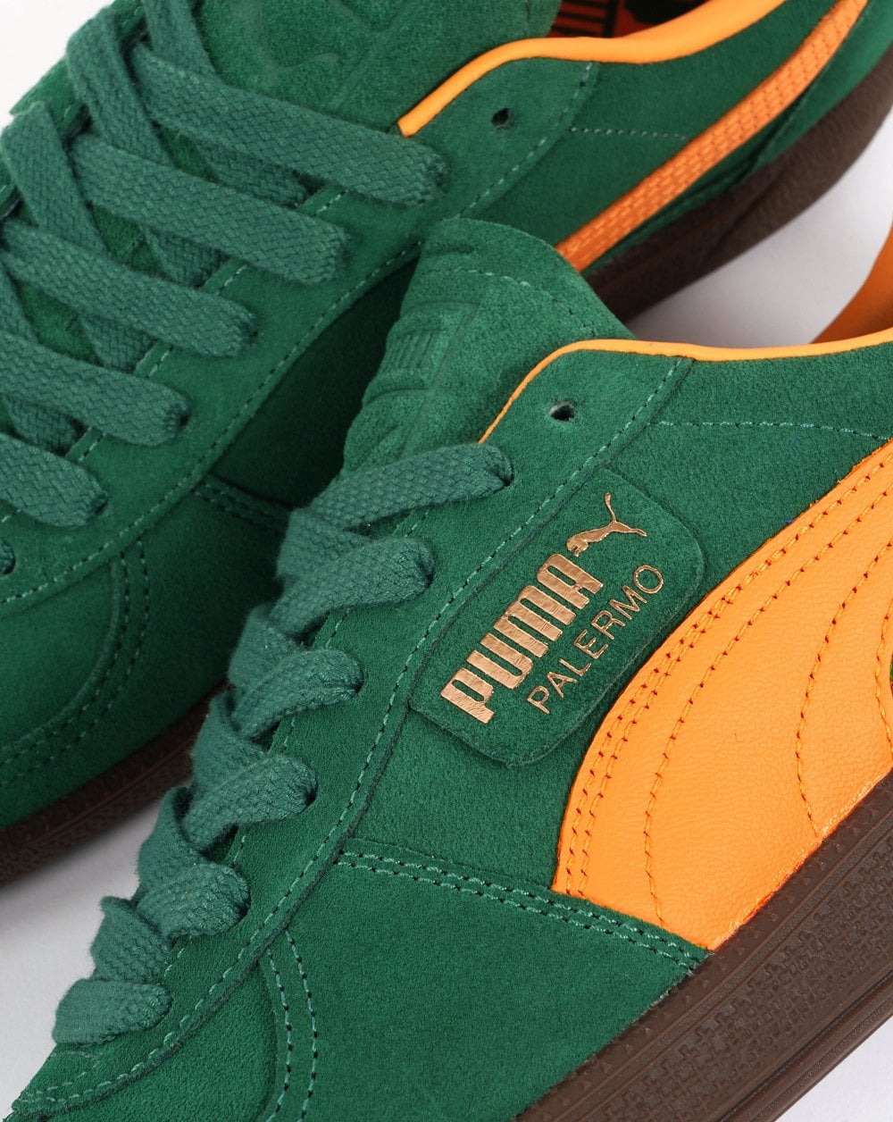 Puma Palermo Trainer Green/Orange - Image 4