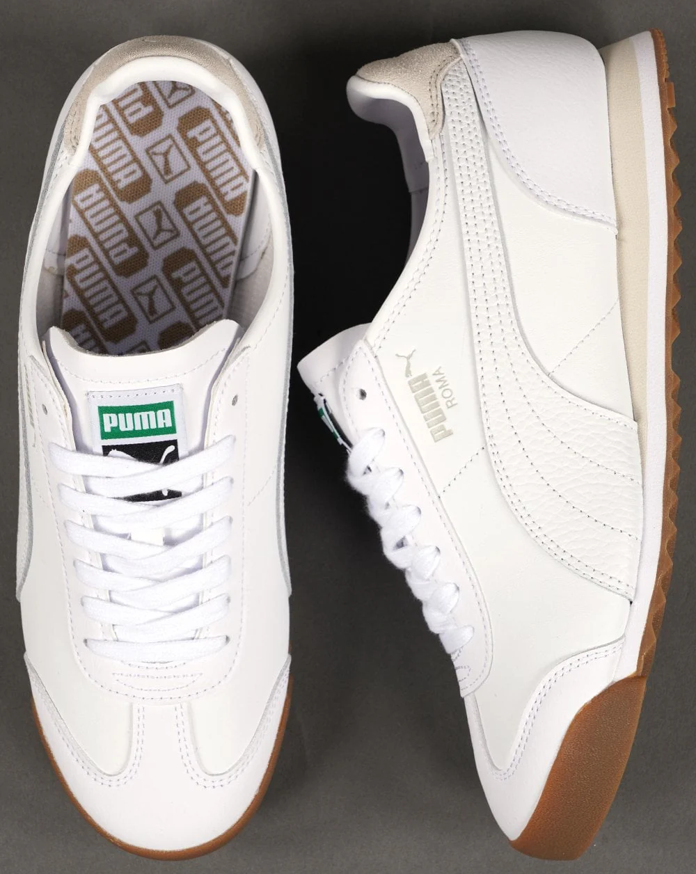 Puma Roma Leather Trainer White - Image 4
