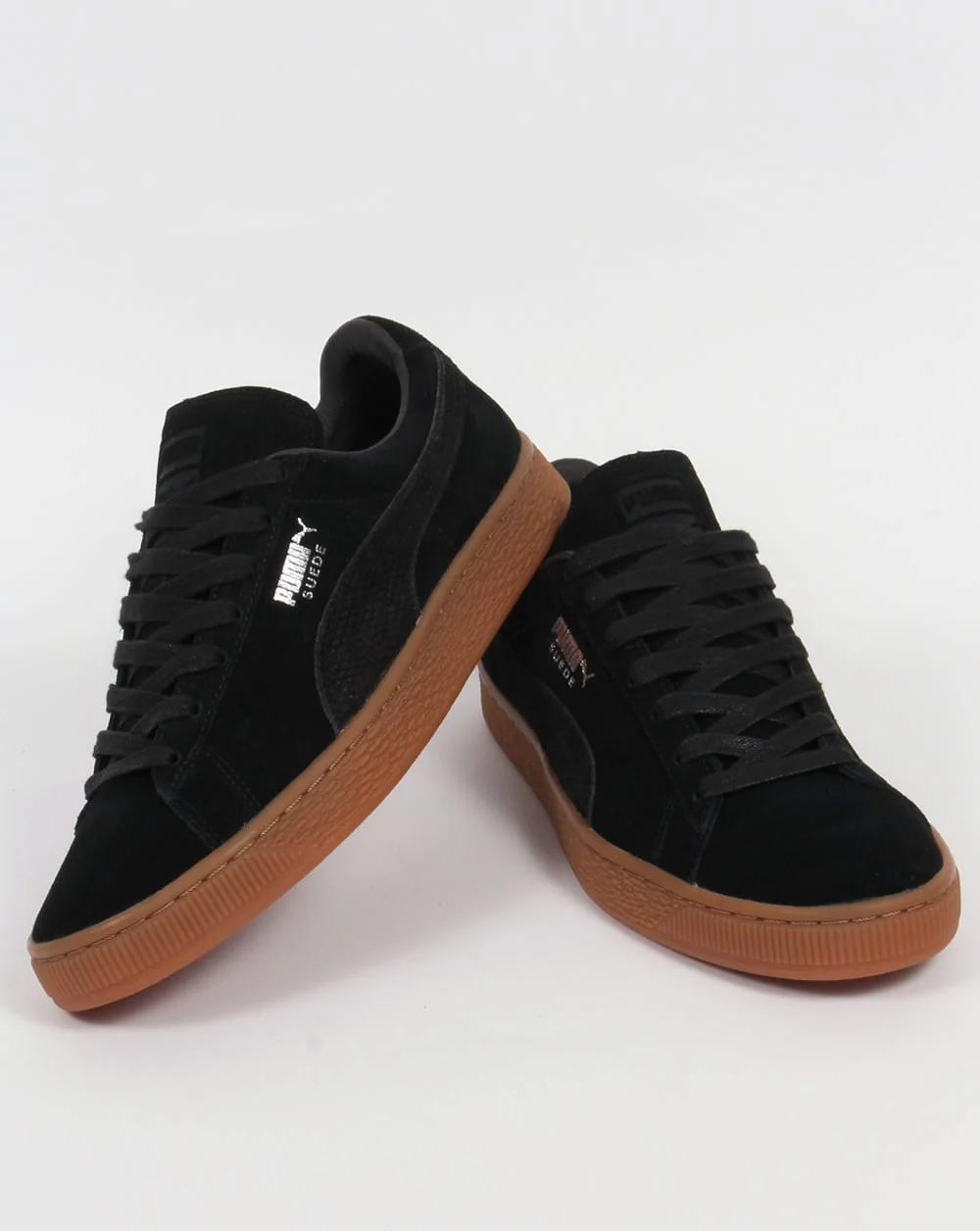 Puma Suede Citi Trainers Black - Image 3