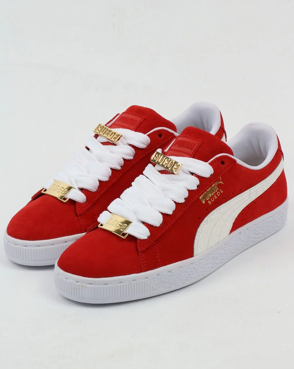 Puma Suede Classic Bboy Fabulous Trainers Red/white - Image 4