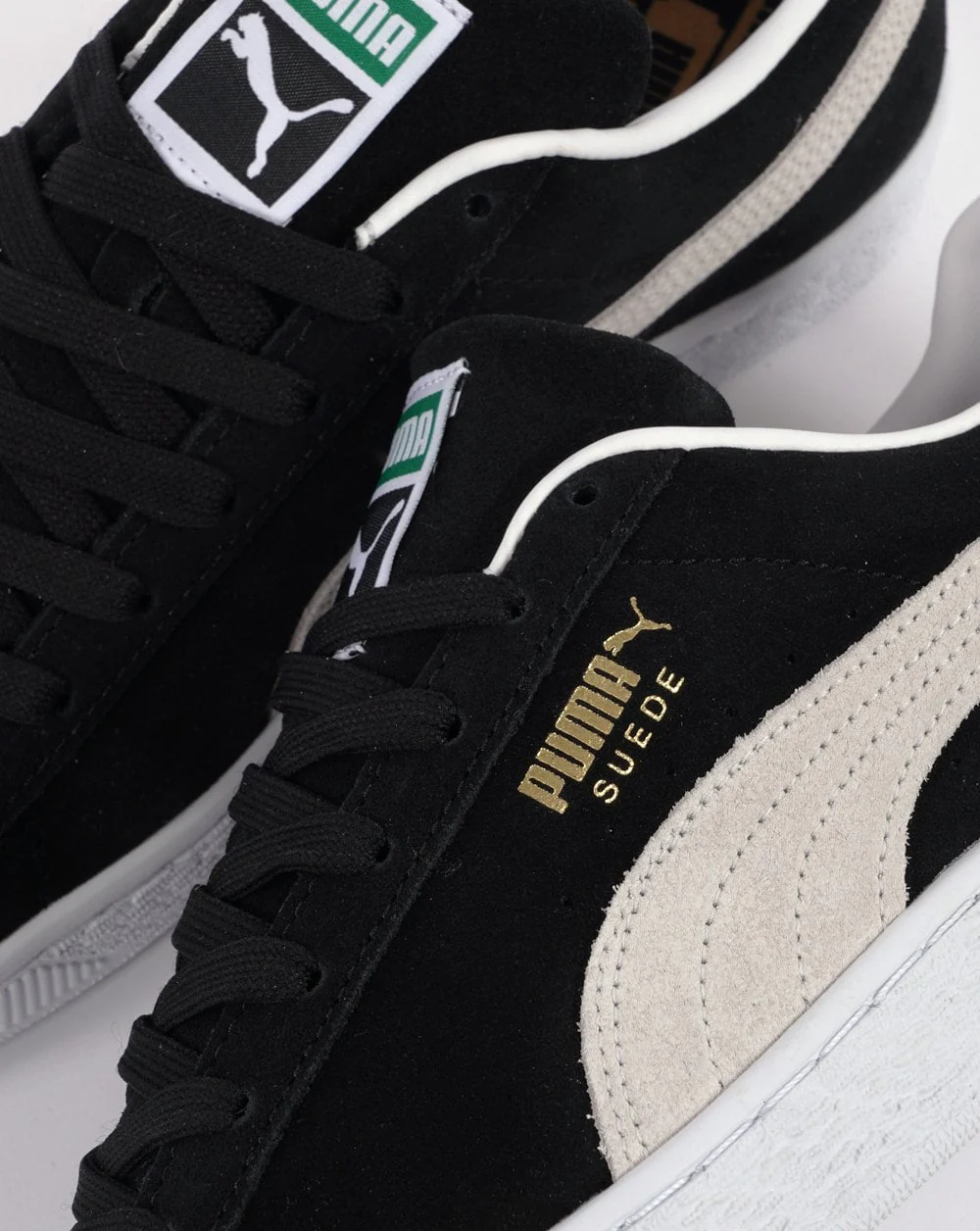 Puma Suede Classic Trainer Black/White - Image 3