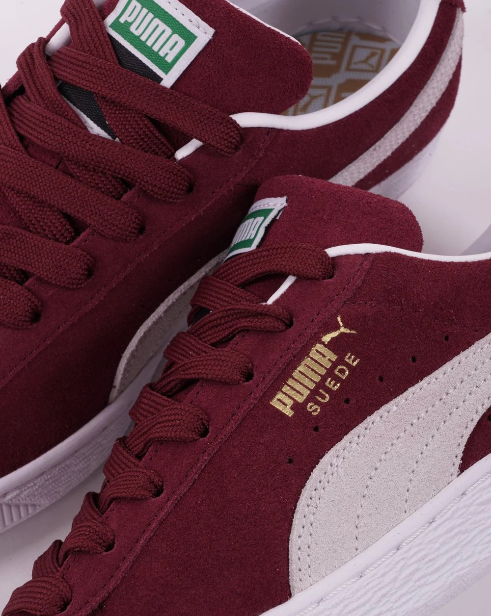 Puma Suede Classic Trainer Cabernet/Off White - Image 2