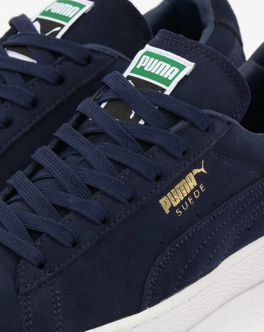 Puma Suede Classic Trainers all Navy - Image 4