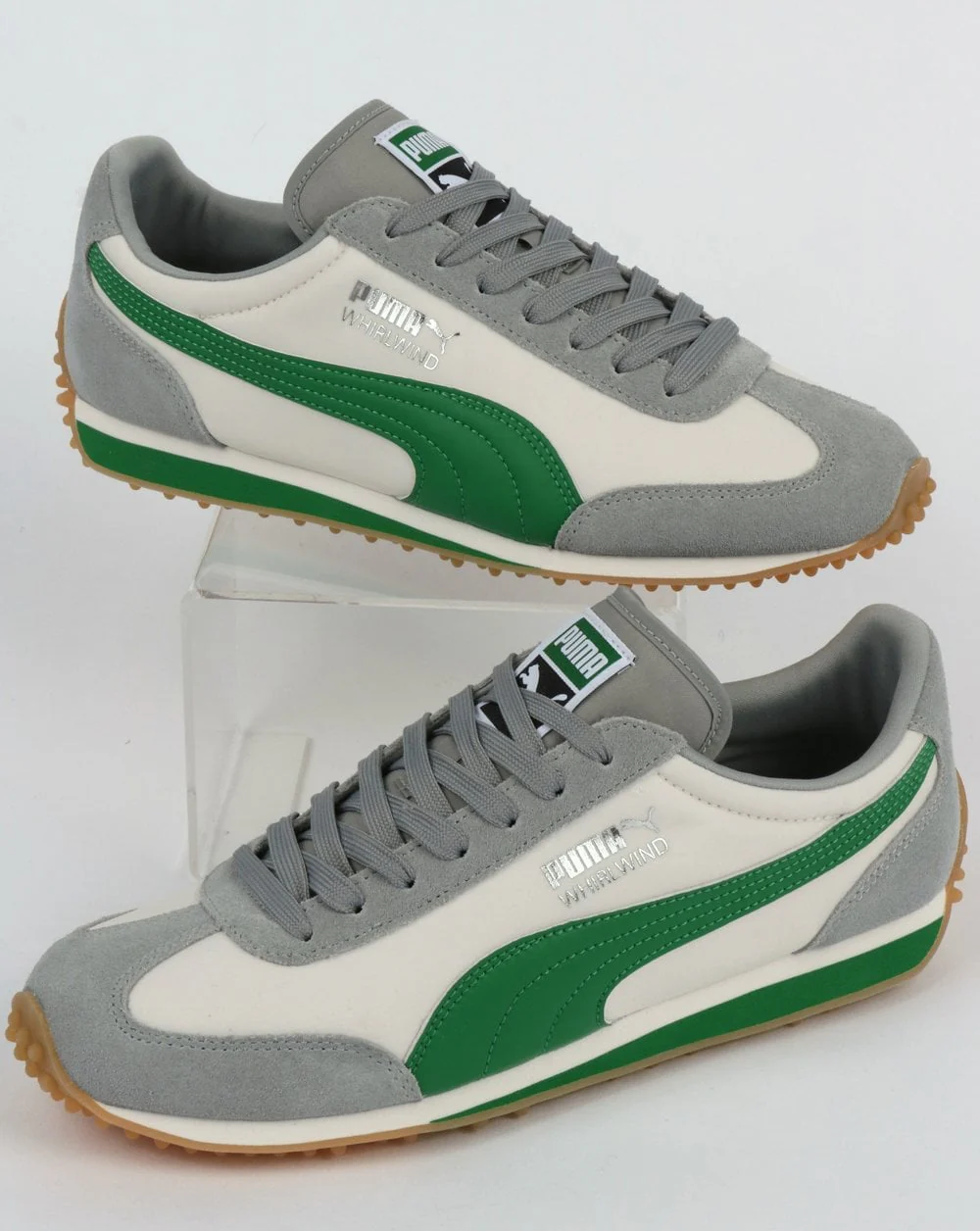 Puma Whirlwind Classic Trainer Grey/Amazon Green