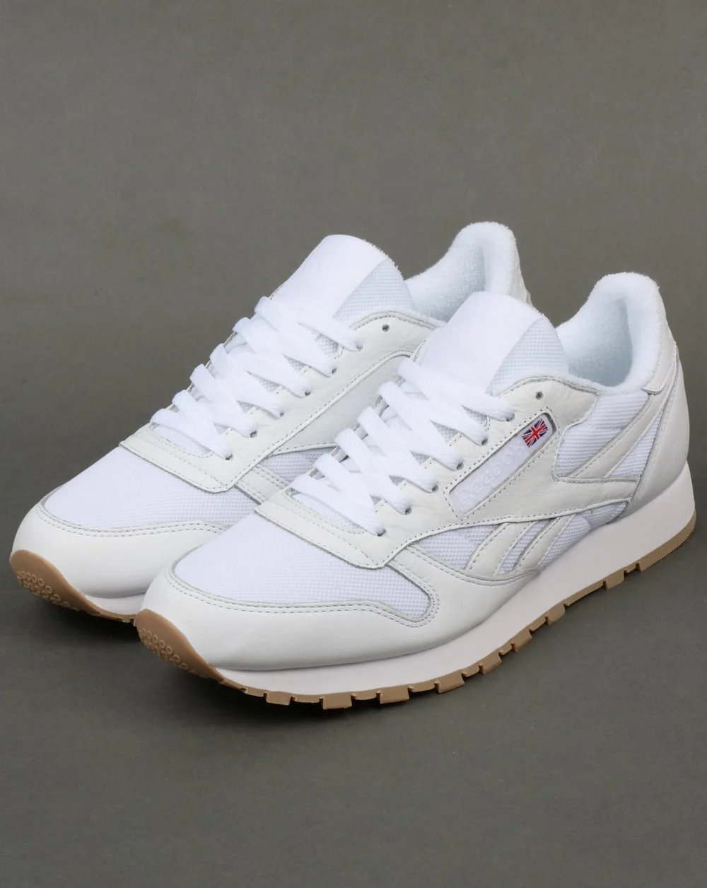 Reebok Classic Leather ESTL Trainers White - Image 4