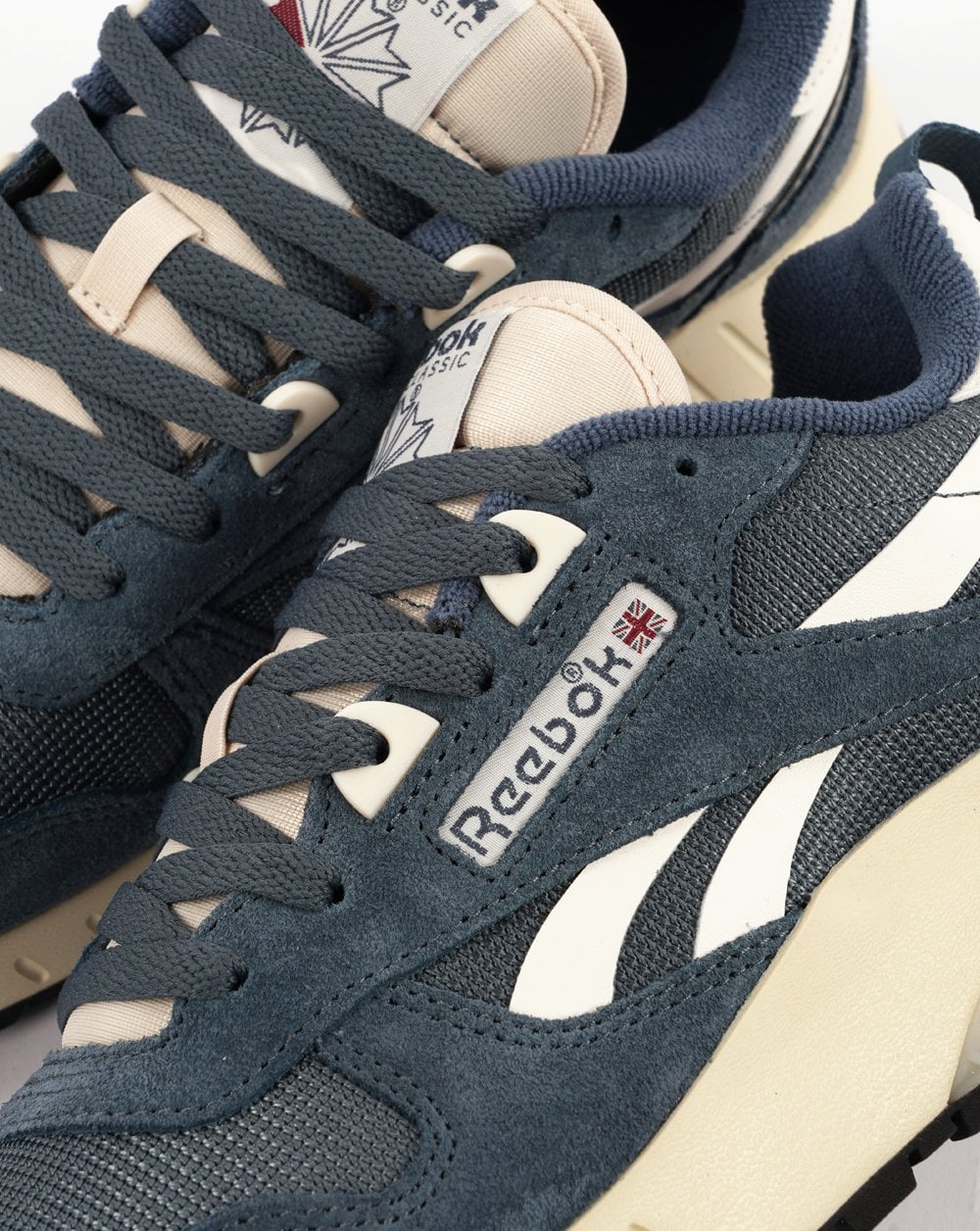 Reebok Classic Leather Hexalite Trainers Blue/Chalk - Image 3