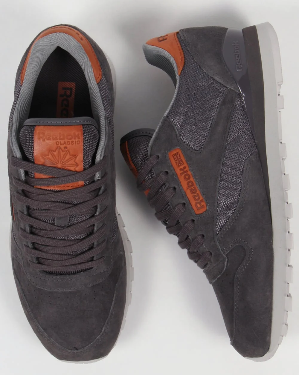 Reebok Classic Leather OL Trainers Ash Grey/Steel - Image 2