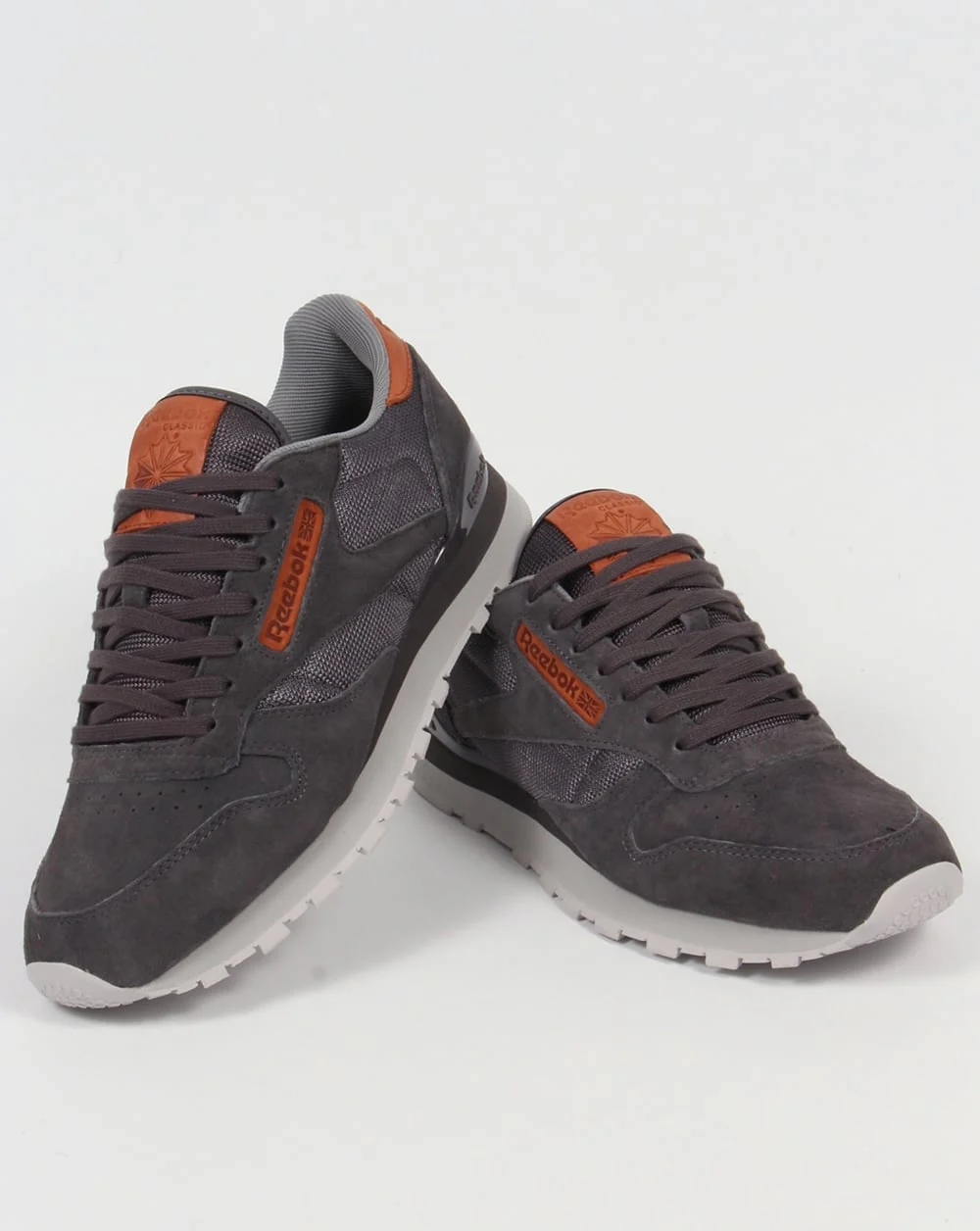 Reebok Classic Leather OL Trainers Ash Grey/Steel - Image 3