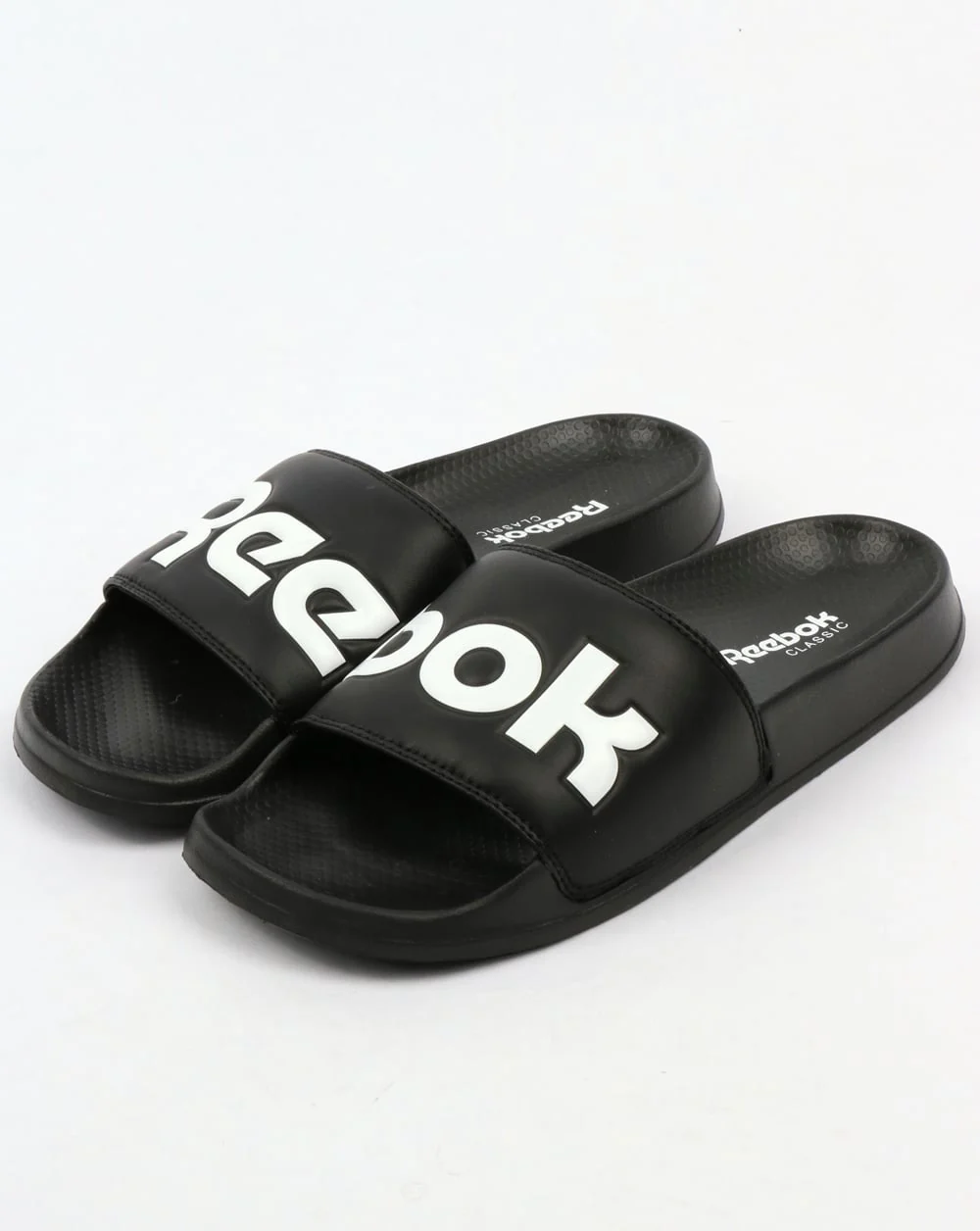 Reebok Classic Logo Sliders Black