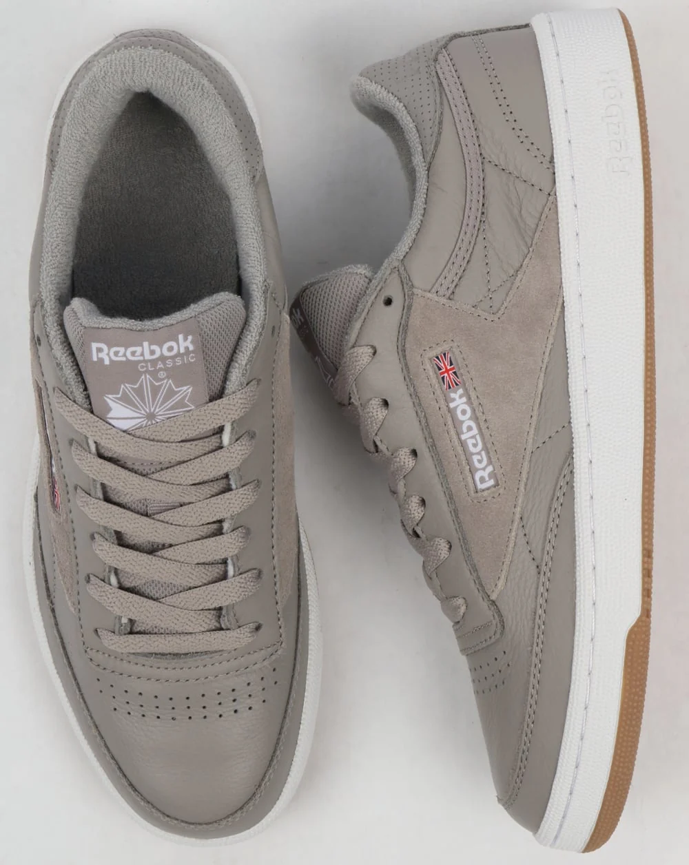 Reebok Club C 85 ESTL Trainers Powder Grey - Image 2