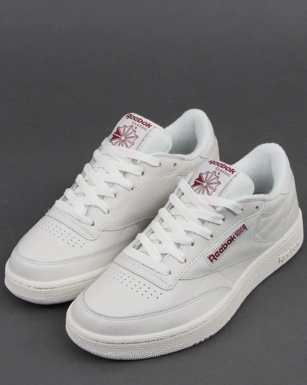 Reebok Club C 85 Trainers Chalk/meteor Red - Image 3