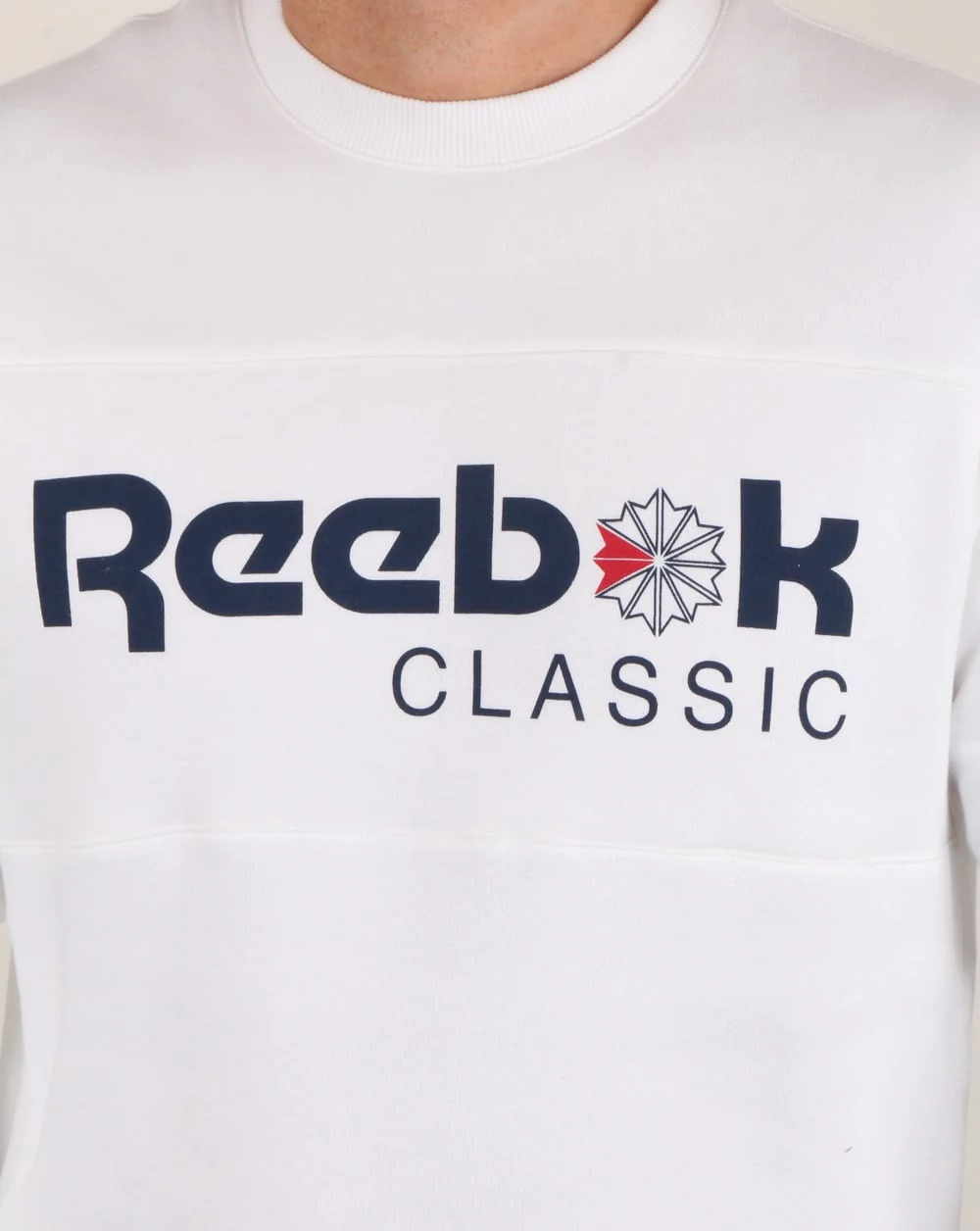 Reebok Iconic Crew Sweat White - Image 2