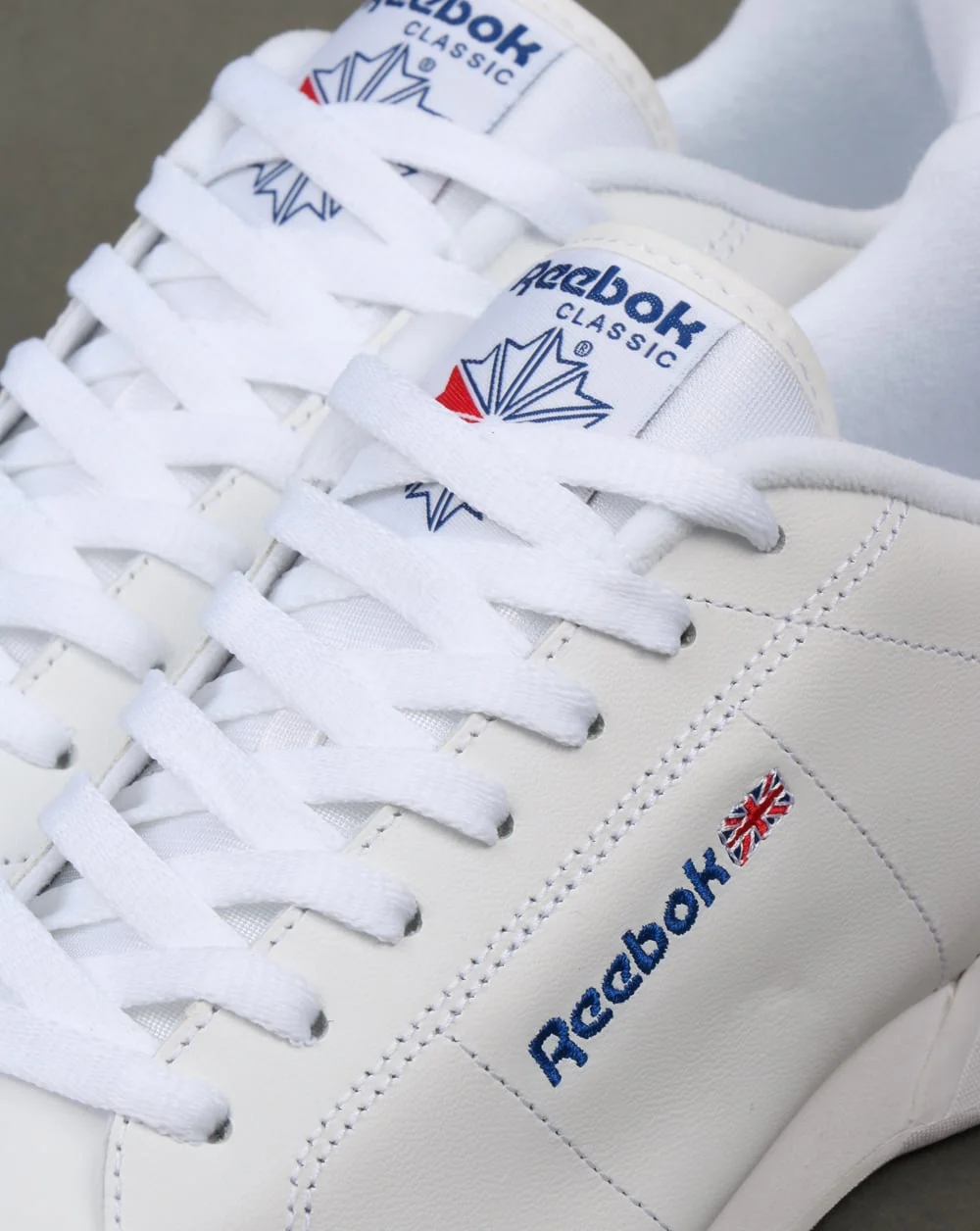 Reebok NPC II Trainers White/White - Image 3