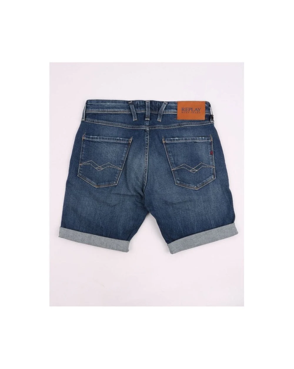 Replay Anbass Bio Shorts Medium Blue - Image 3