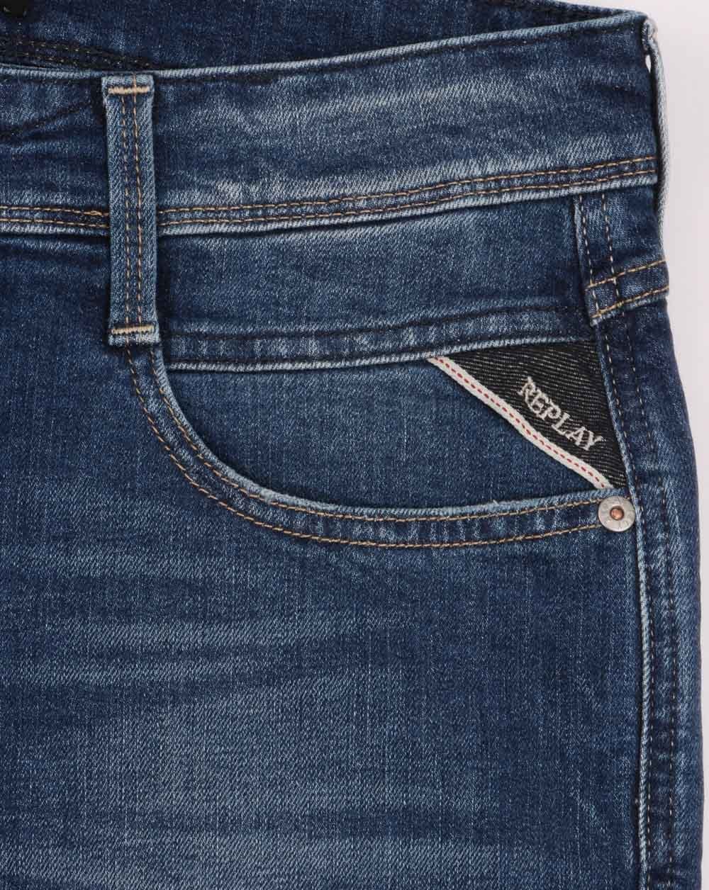 Replay Anbass Bio Shorts Medium Blue - Image 2