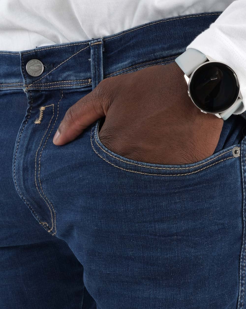 Replay Anbass Hyperflex X.Lite Jeans Ocean Blue - Image 2
