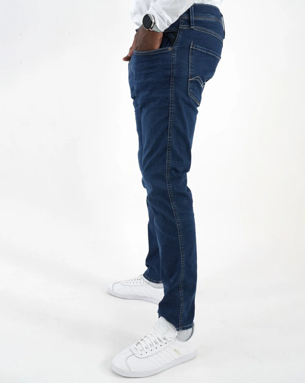 Replay Anbass Hyperflex X.Lite Jeans Ocean Blue - Image 3