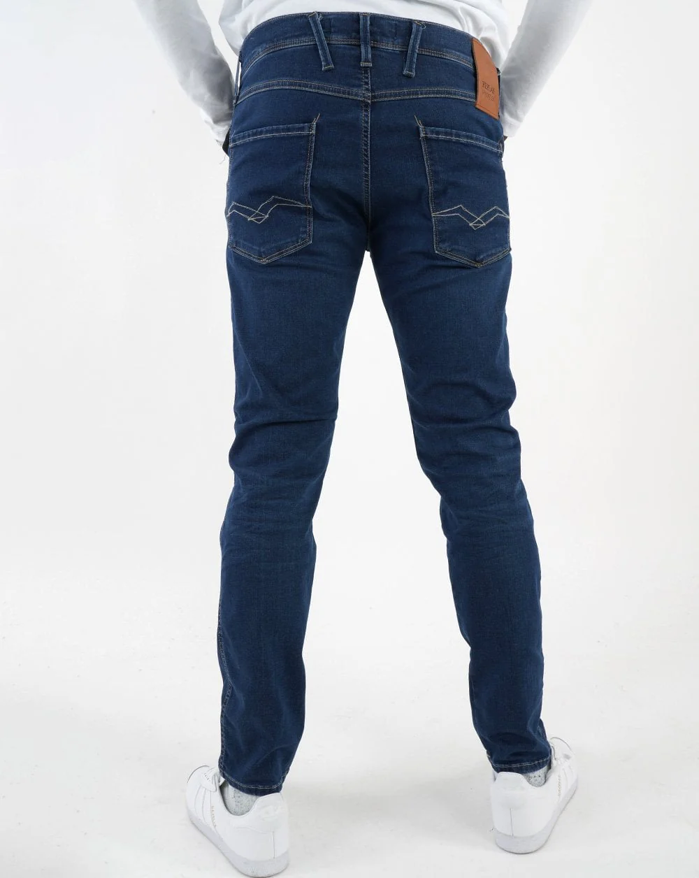 Replay Anbass Hyperflex X.Lite Jeans Ocean Blue - Image 4