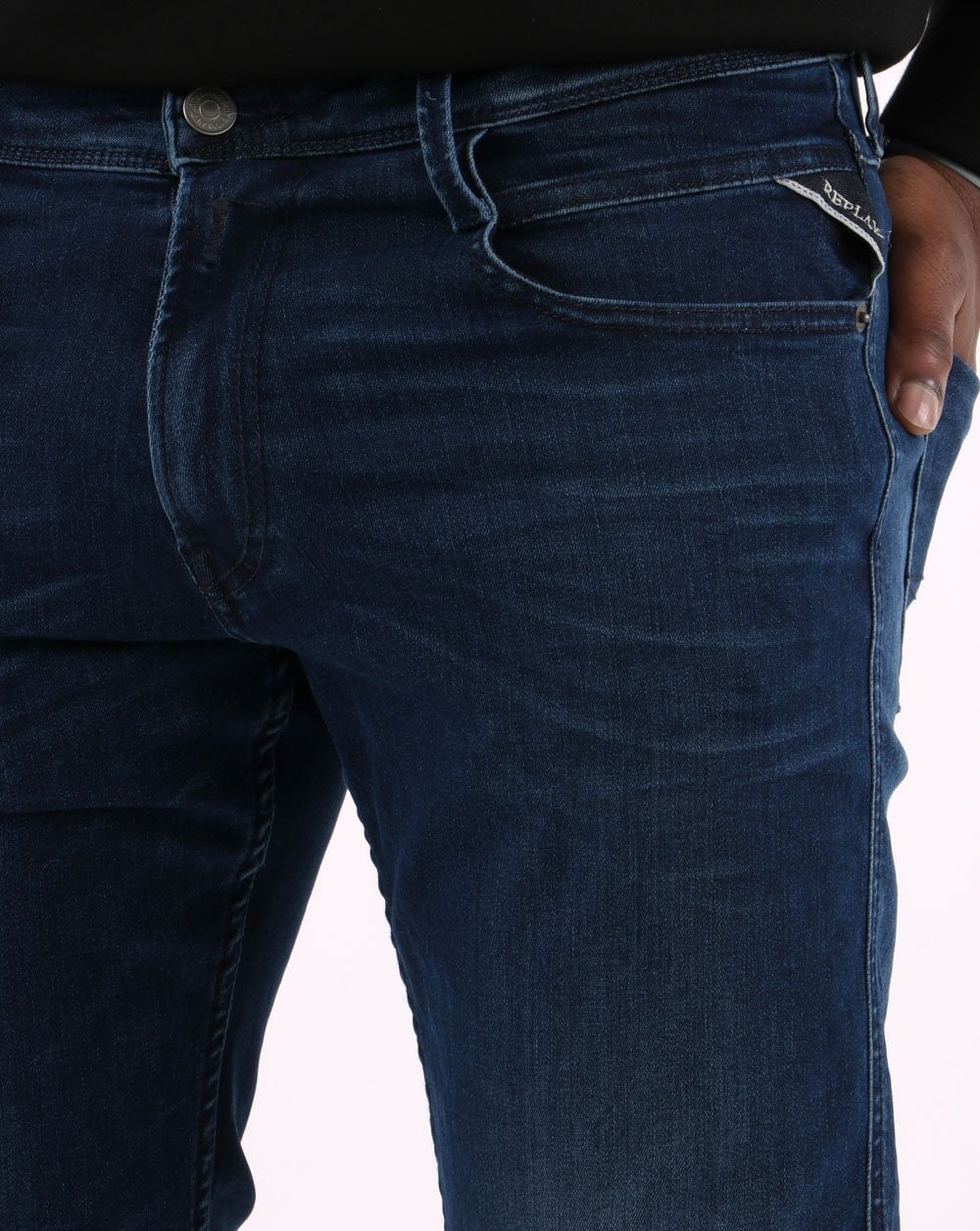 Replay Anbass Slim Fit Jeans Indigo - Image 2