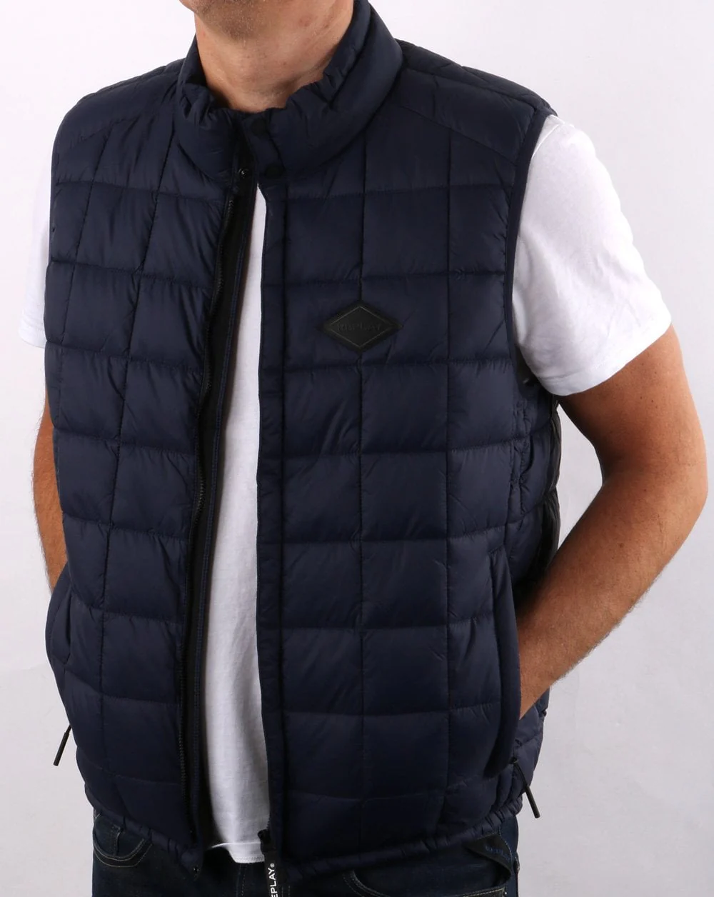 Replay Gilet Navy - Image 4