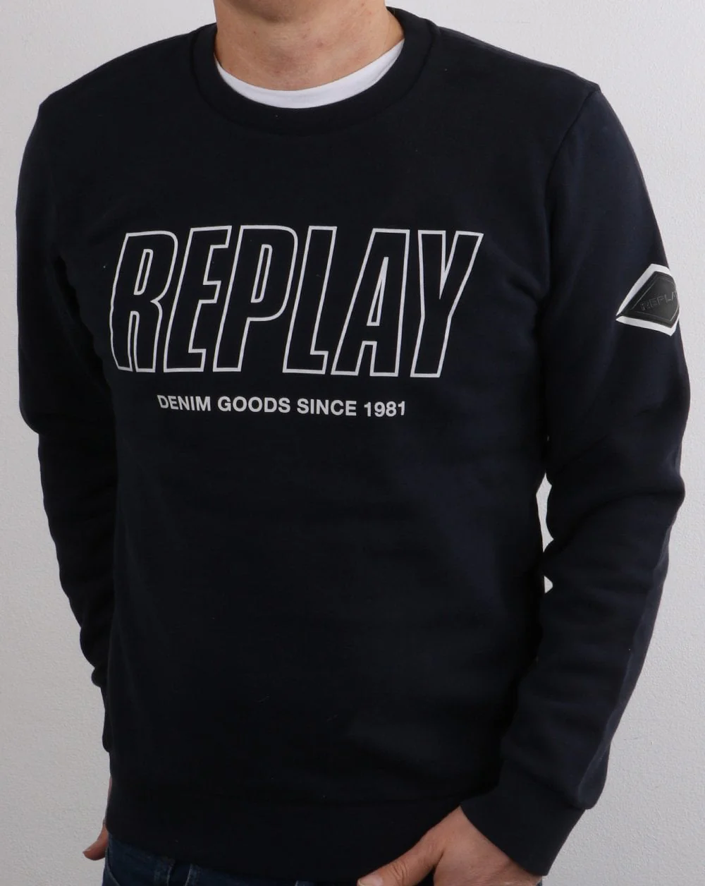Replay Sweatshirt Dark Blue - Image 2