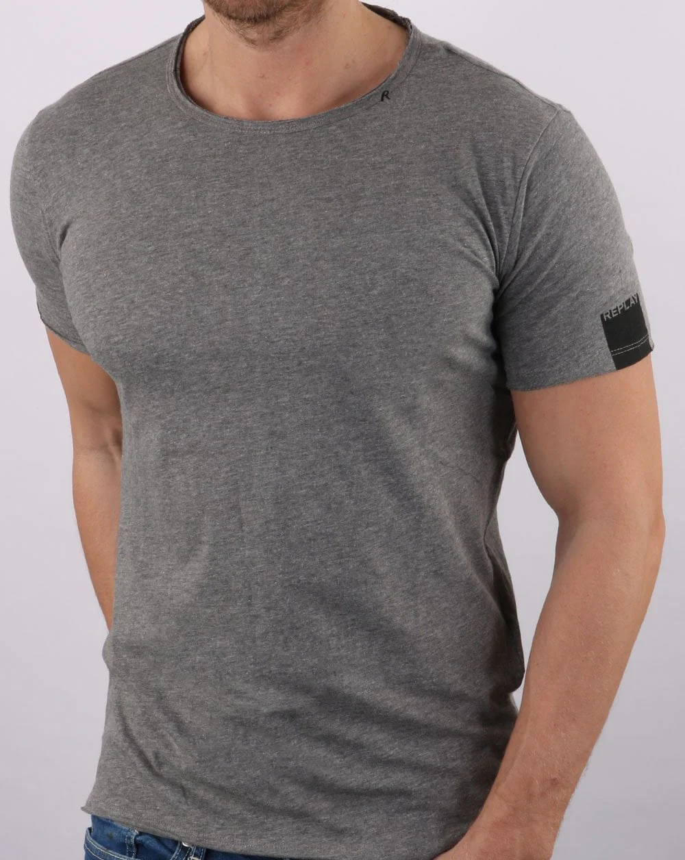 Replay T-shirt Dark Grey - Image 3