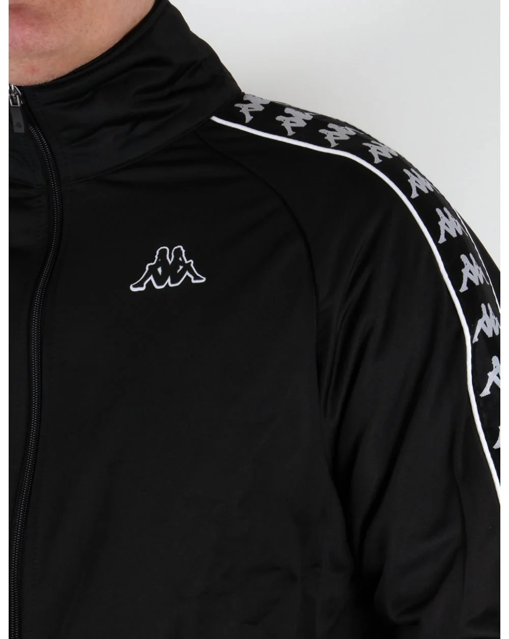 Robe Di Kappa Banda Track Top Black - Image 3
