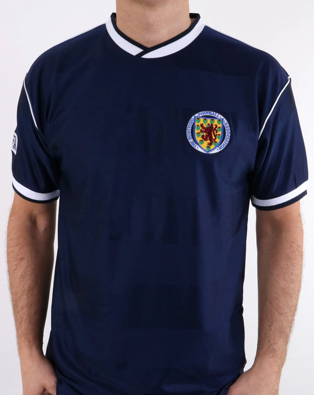 Scotland 1986 World Cup Shirt Blue - Image 3