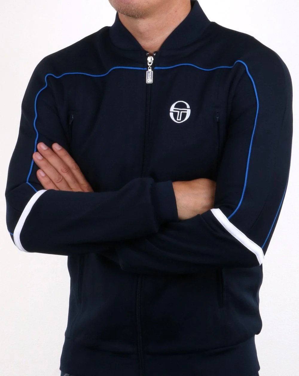 Sergio Tacchini Amiscora Track Top Navy/royal - Image 3