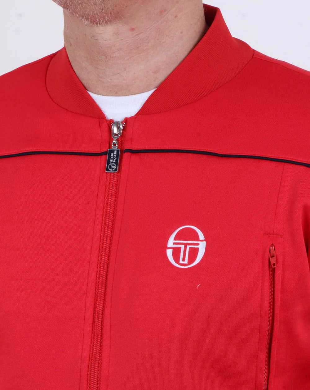 Sergio Tacchini Amiscora Track Top Red/royal - Image 3