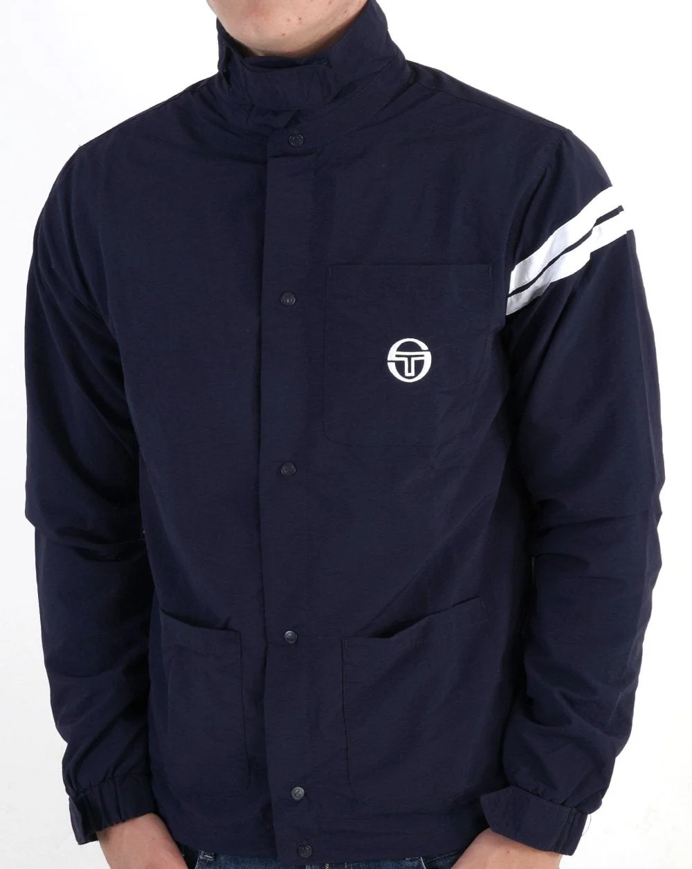 Sergio Tacchini Anton Overshirt Navy Blue - Image 3