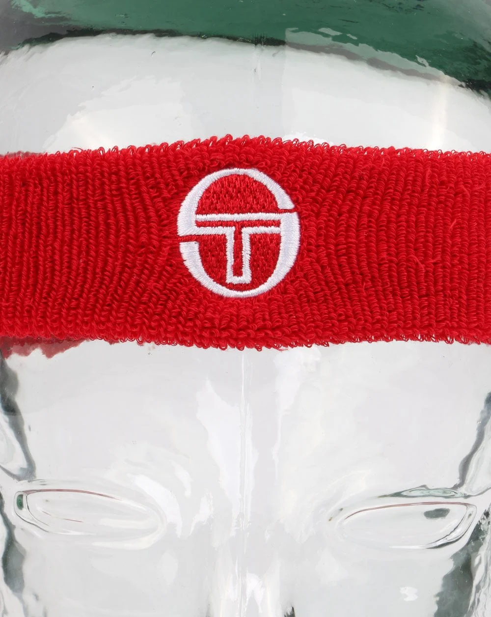 Sergio Tacchini Archivio Headband Red/White - Image 2